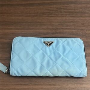 Vintage Prada nylon zippy wallet